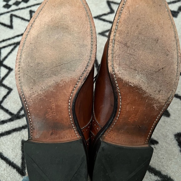 Allen Edmonds Brown Oxford Dress Shoe Size 10 D - Picture 7 of 7